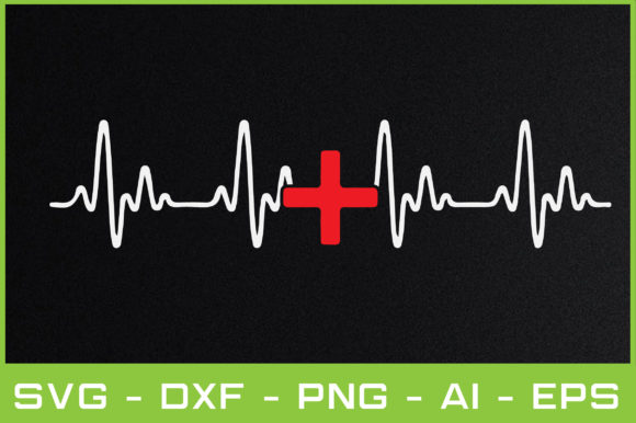Heartbeat Nurse: Graphics for Crafts & Branding