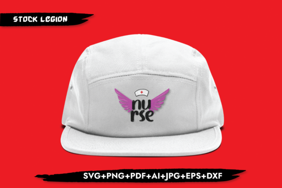 Nurse Angel Graphics for Crafts Branding