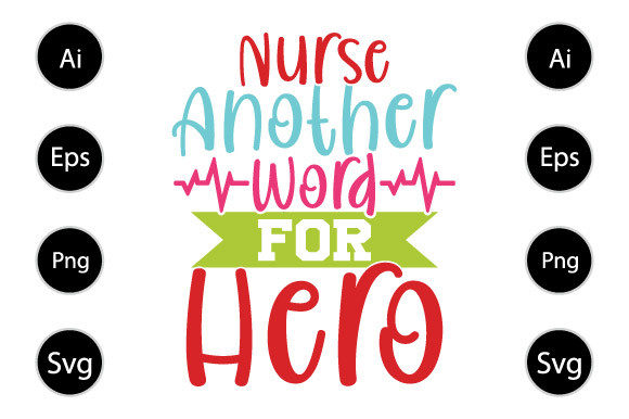 Nurse Hero Graphics for Crafts
