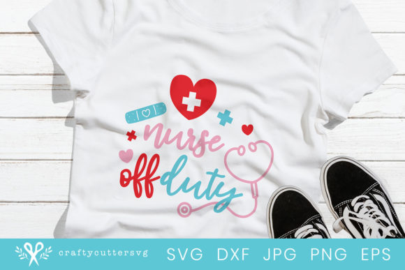 Nurse Off Duty Graphics for Crafts