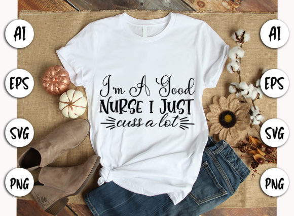 Nurse T-shirt Design 8: Graphics for Crafts