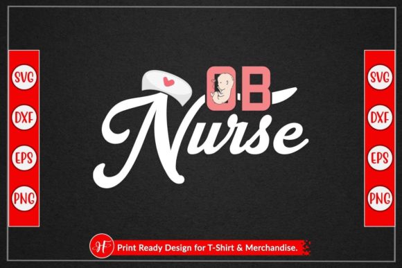 OB NURSE Graphics for Crafts and Branding